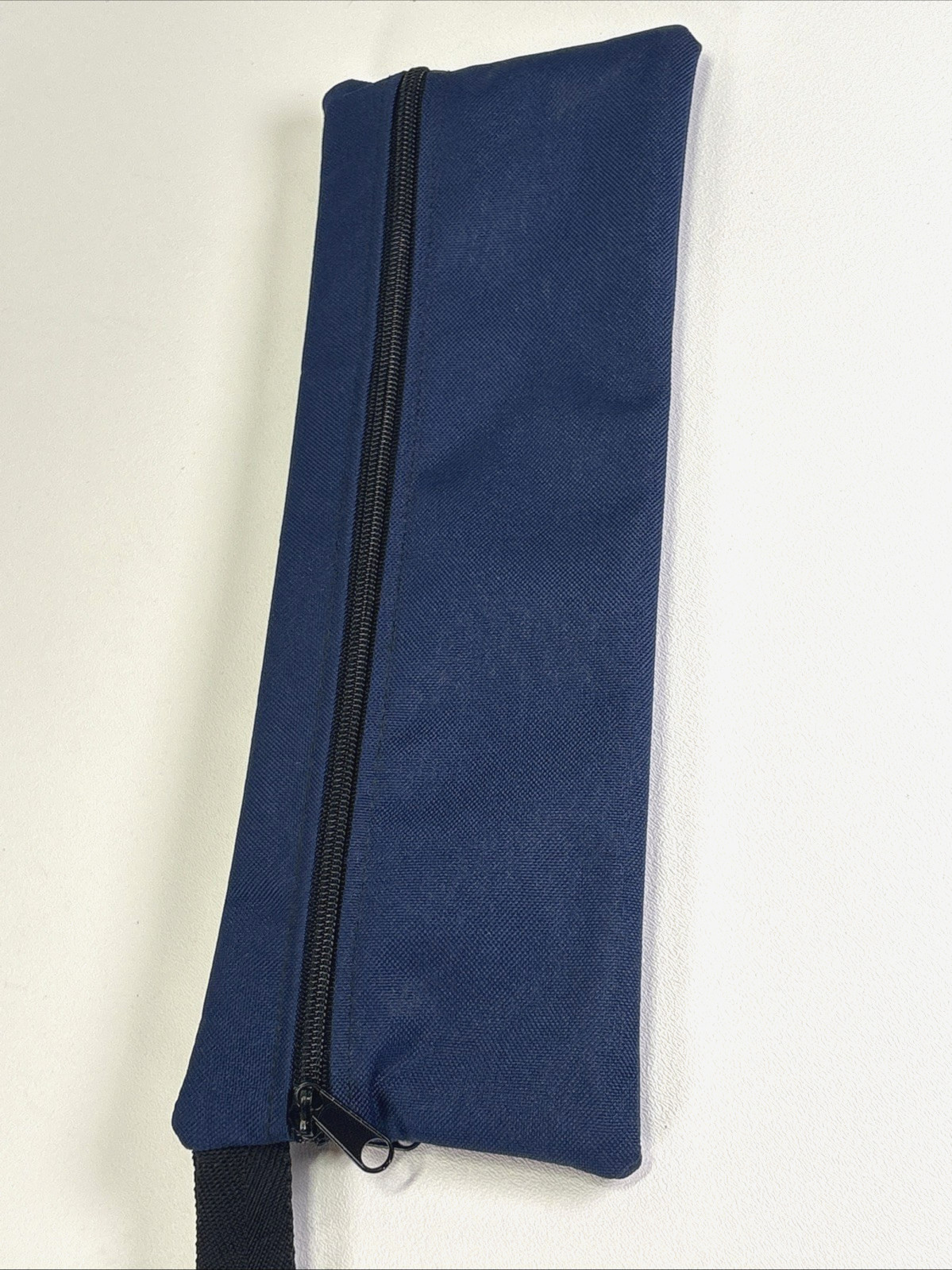 Tran Products Zippered Tool Pouch Blue Canvas Utility Bag Made in USA 13 X 5