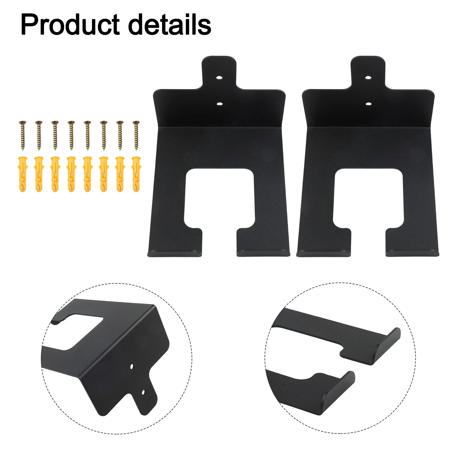 Heavy Duty Wall Mounted Tool Organizer Rack for Garden Equipment and Sports