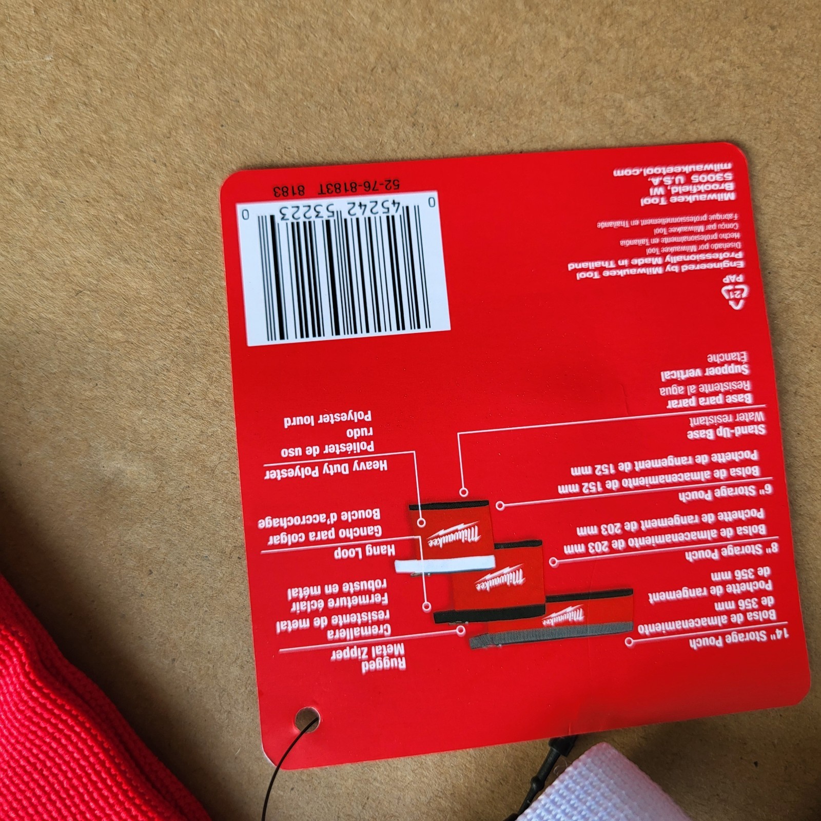 MILWAUKEE 3 Multi-Size ZIPPER POUCHES 48-22-8183 – NEW