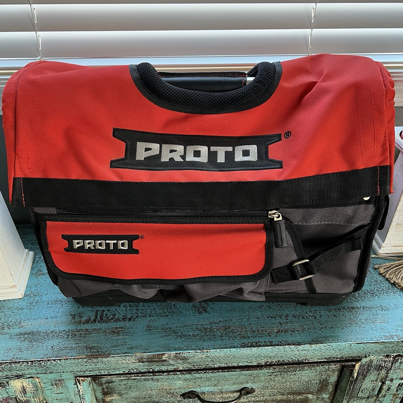 Stanley Proto J120TB Open Tote Tool Bag with 10 Pockets