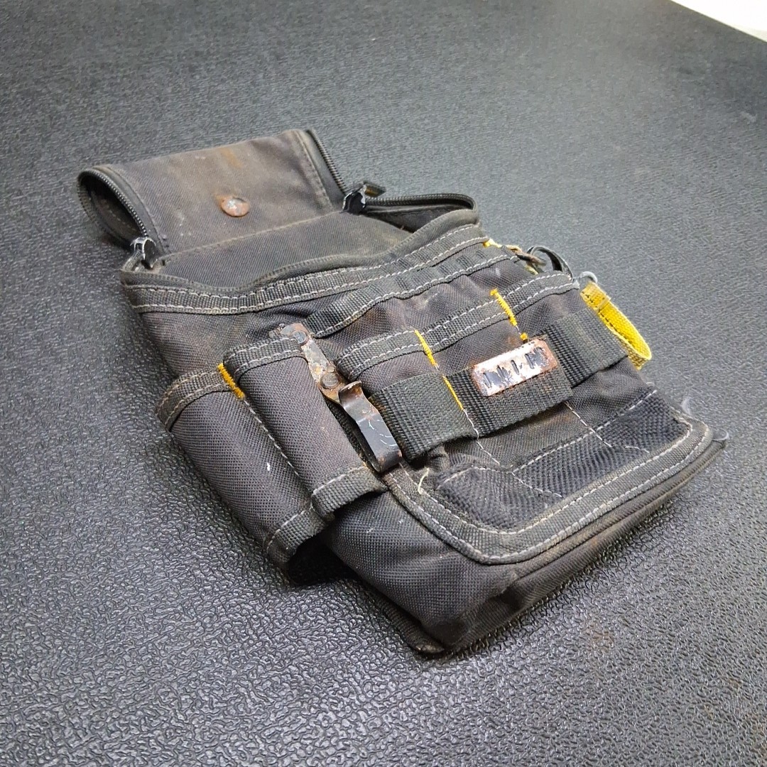 CLC Black Balistic Nylon 12″ x 7″ Multi-Pocket Professional Tool Pouch Bag