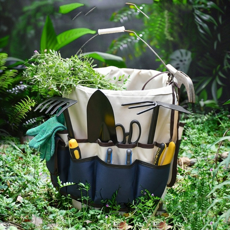 Waterproof Tear Resistant Gardening Tool Organizer With Reinforced Stitching