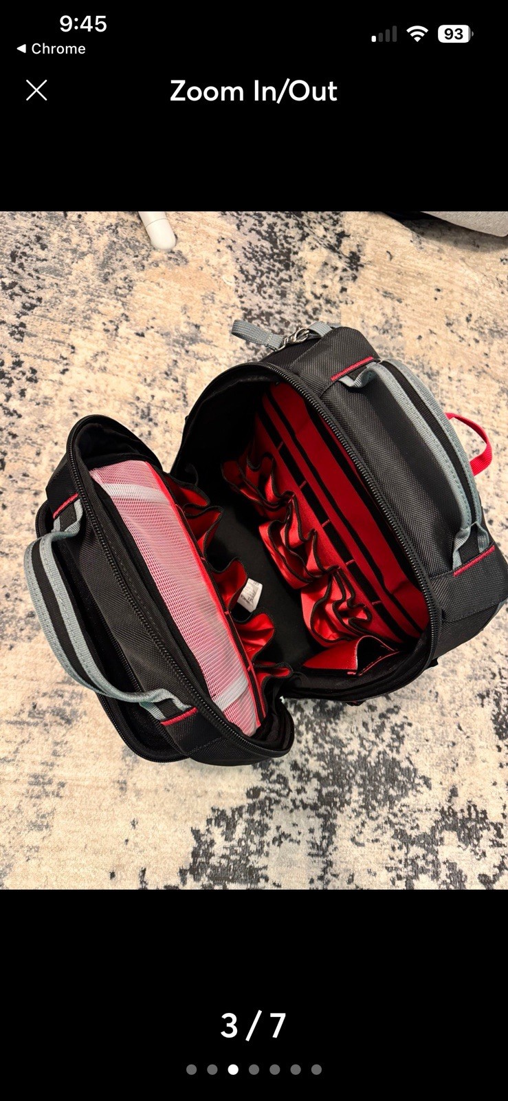 Milwaukee Ultimate Jobsite Backpack -Red/Black (48-22-8201)