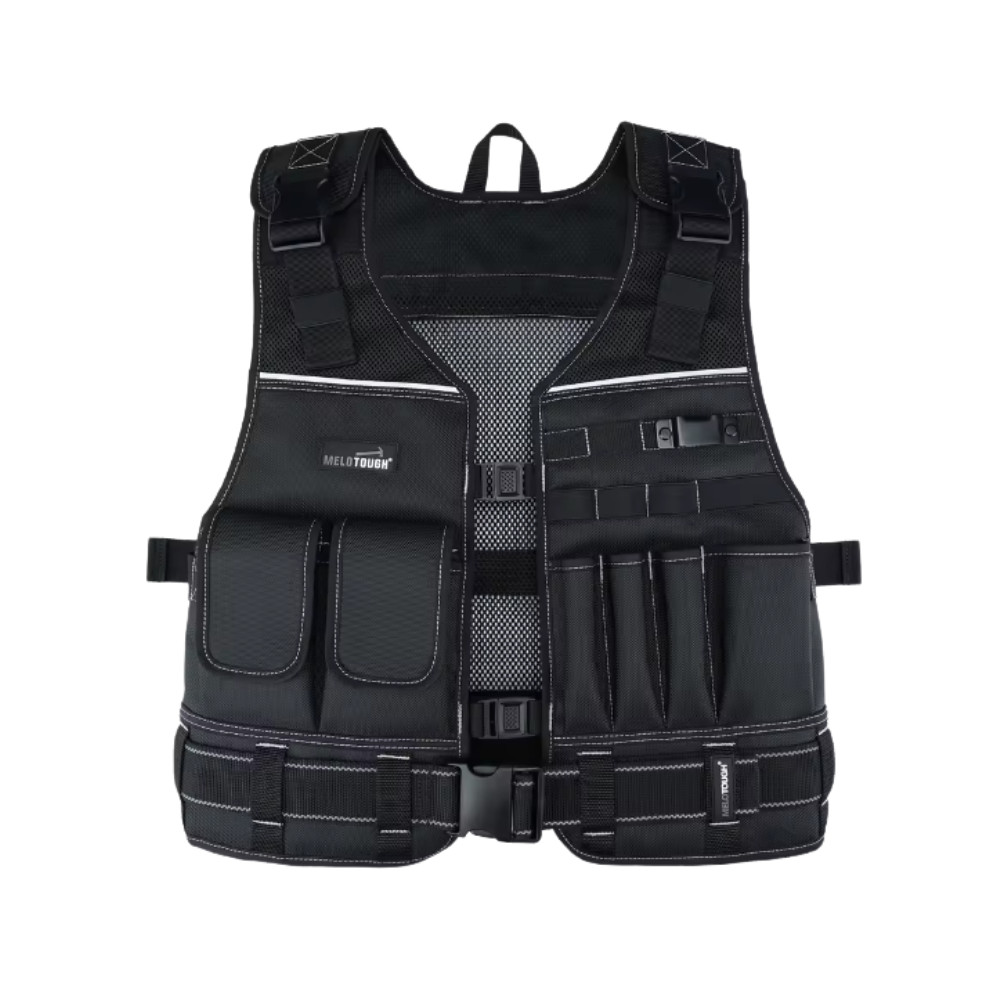 Tool Vest For Men With Pouches And Adjustable Belt