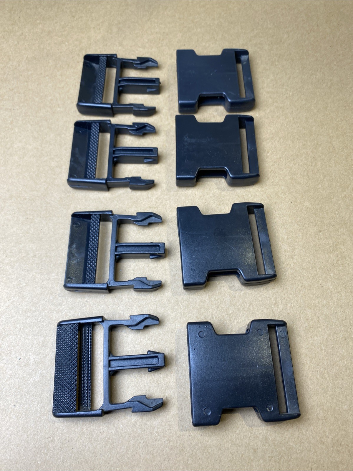 4PCS 1 3/4 Inch Plastic Buckle Heavy Duty Dual Adjustable Side Quick Release