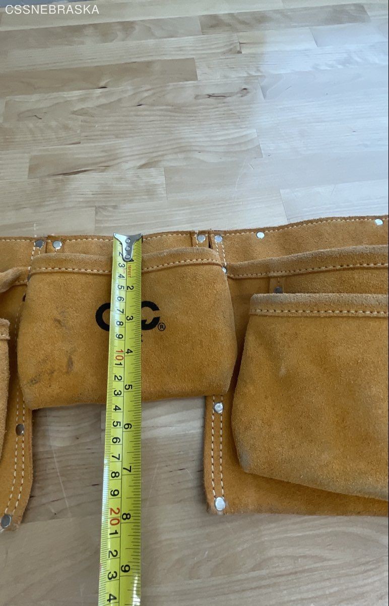 CLC 1427X Suede Leather Professional 12 Pocket Tool Belt Carpenter Work Apron