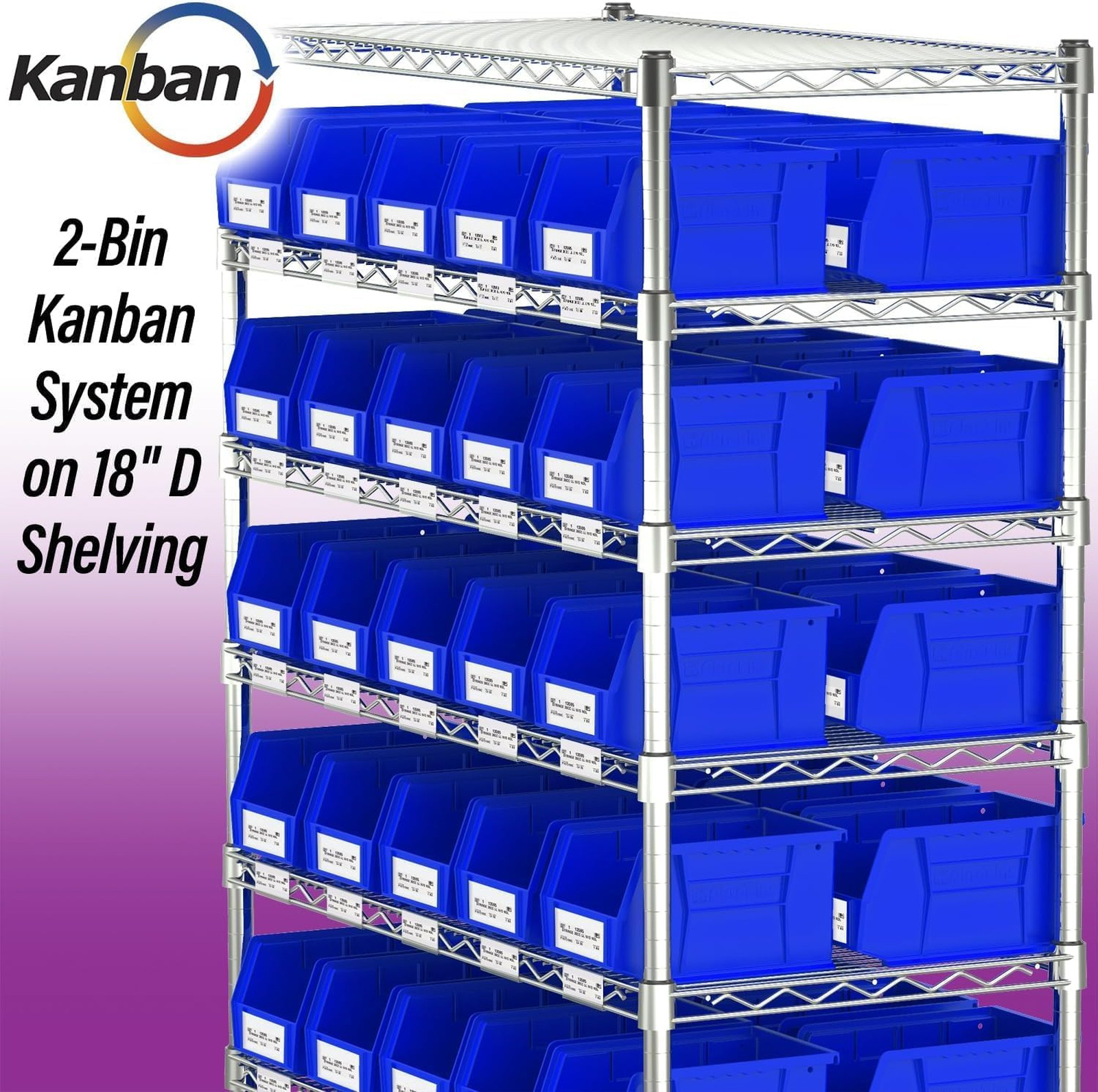 Stackable plastic storage bins 30237 AkroBins space-saving organizer bins for