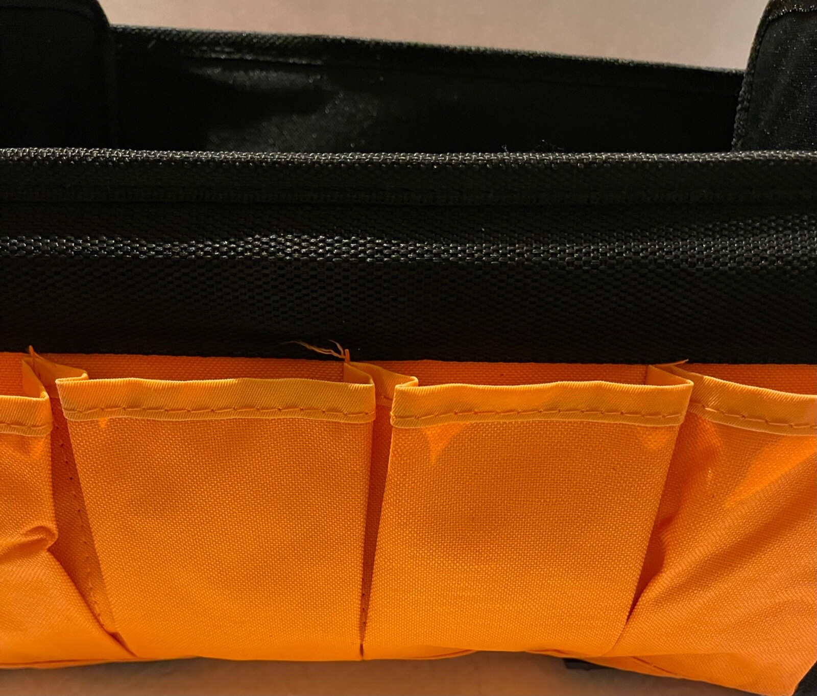 Torelli Tools Collapsible Tool Bag, Exterior Pockets, Foam Padded Handle, Orange