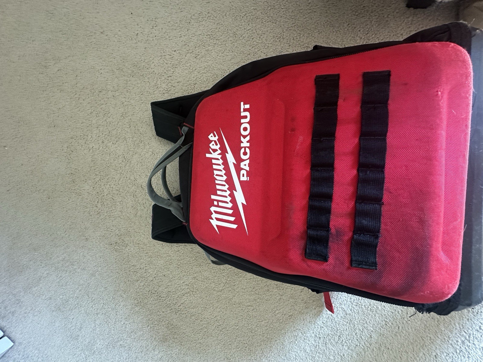 Milwaukee Packout Backpack 15″ Heavy-Duty Zippers, Reinforced Side Walls, Red