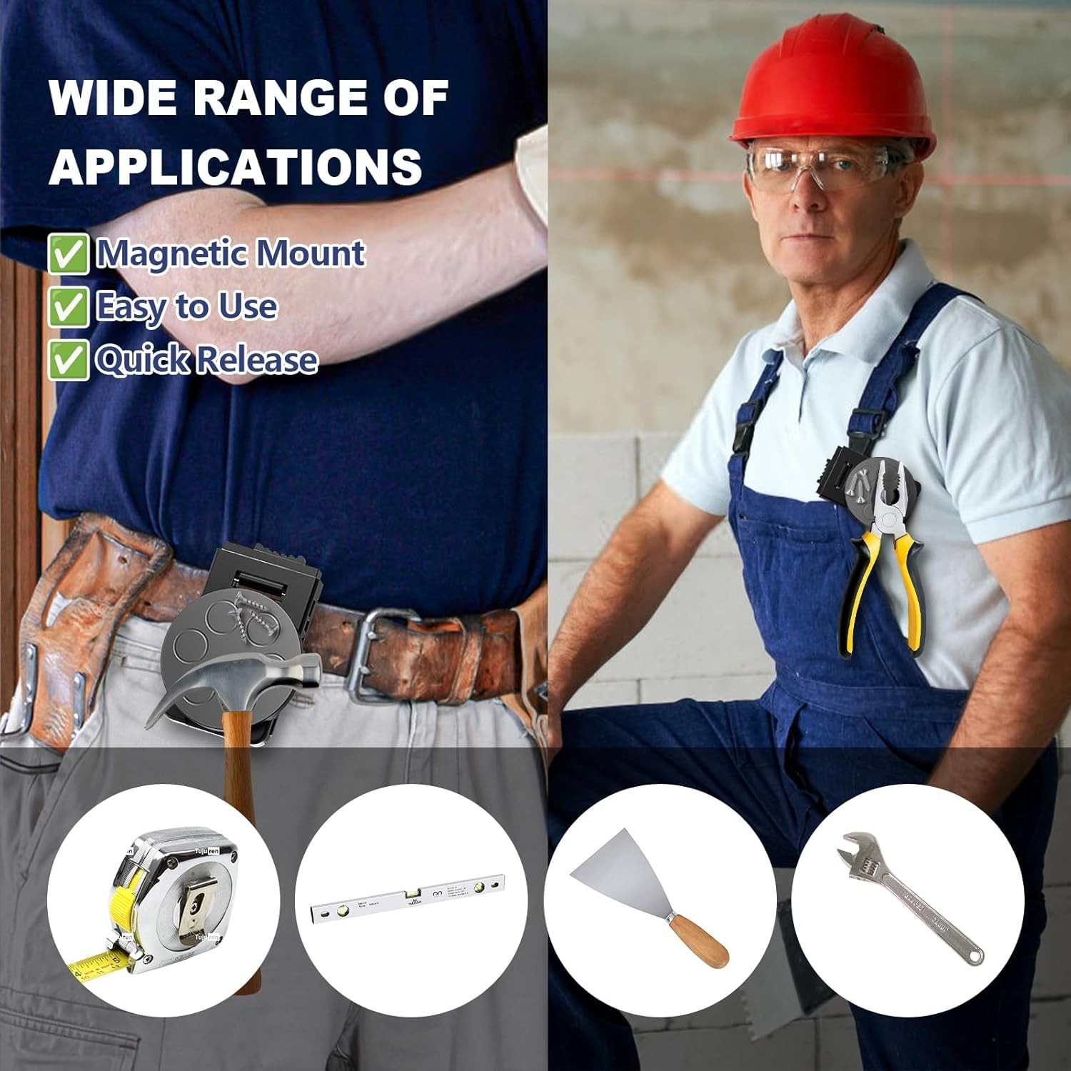 Lightweight Magnetic Clip for Tools