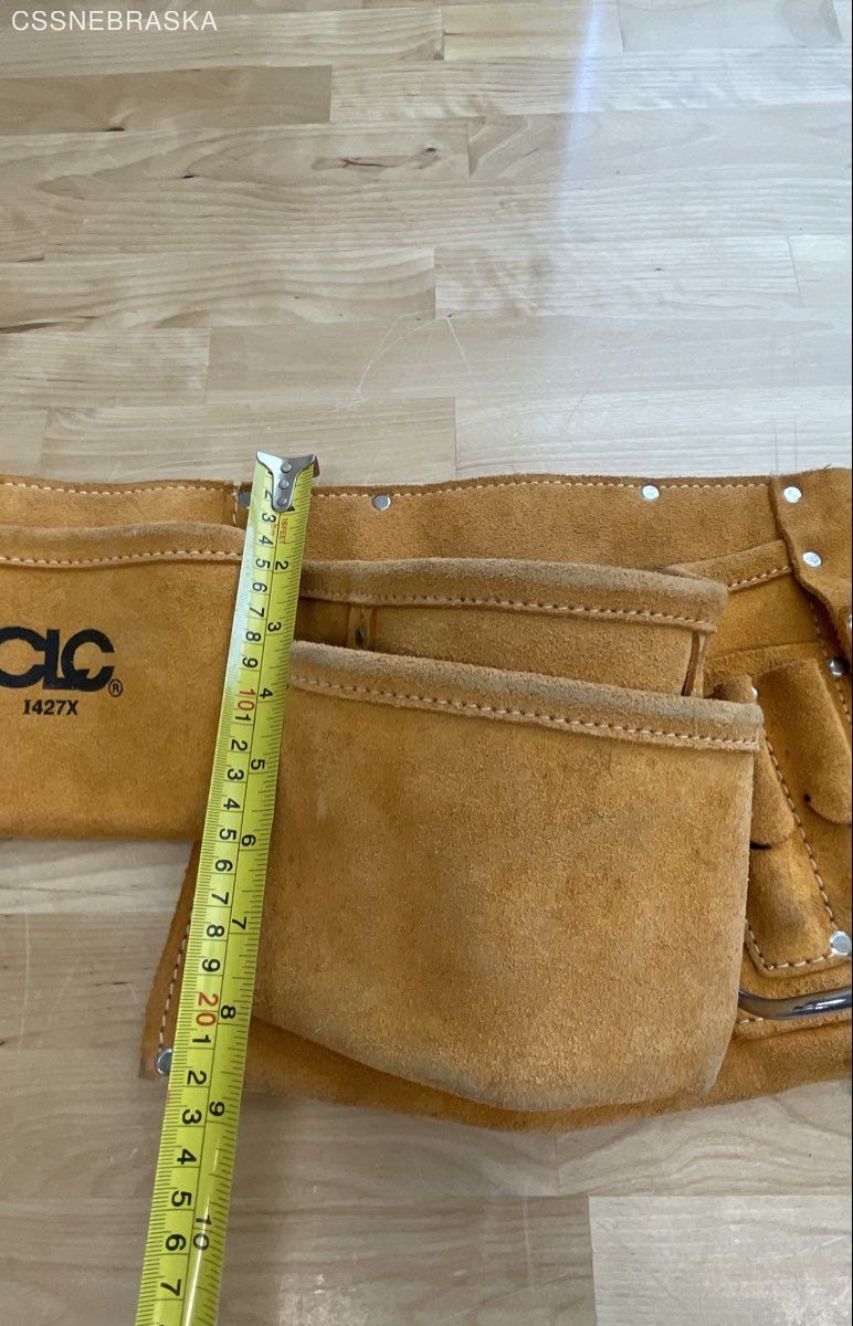 CLC 1427X Suede Leather Professional 12 Pocket Tool Belt Carpenter Work Apron