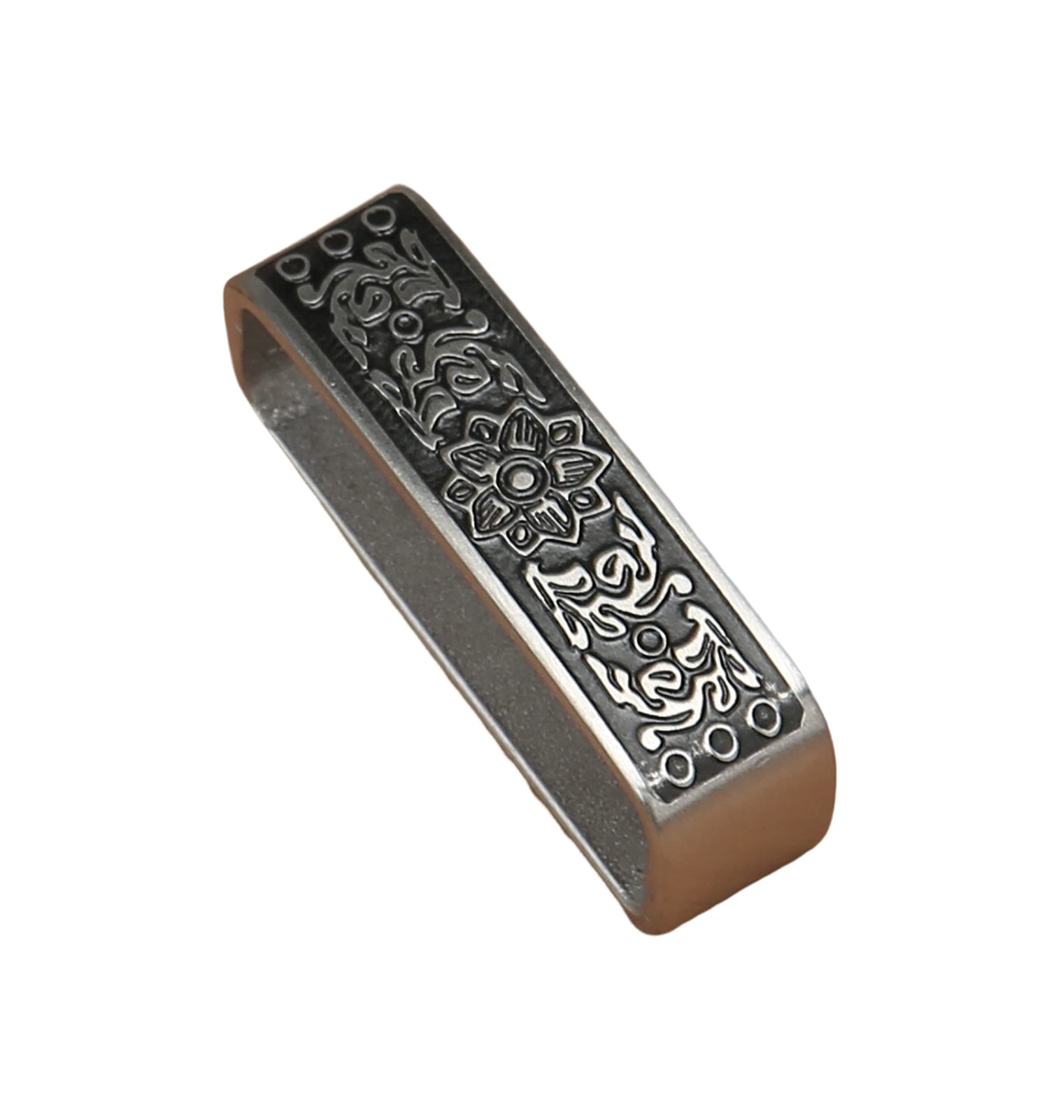 SENWA Stainless Steel Antique Silver Belt Loop-1.6″(40mm) for 1.5″(38mm) Belt
