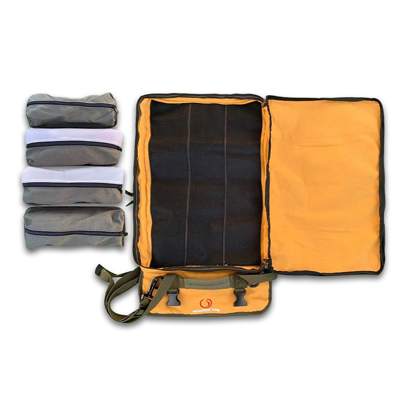 The Pack Mule Versatile Double-Sided Tools & Wrench Roll Bag Multi-Purpose Pouch