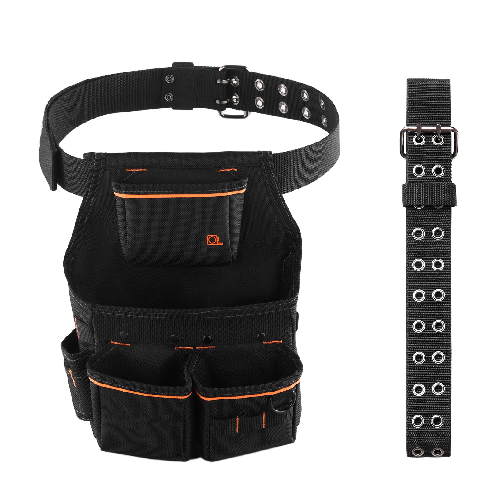 Uimoso Electricians Tool Pouch with Belt, 14-Pocket Organizer for Tools