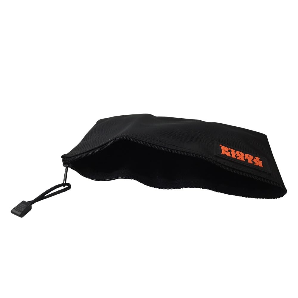 Klein Tools 5139B Zipper Bag, Cordura Nylon Tool Pouch 12-1/2-Inch, Black