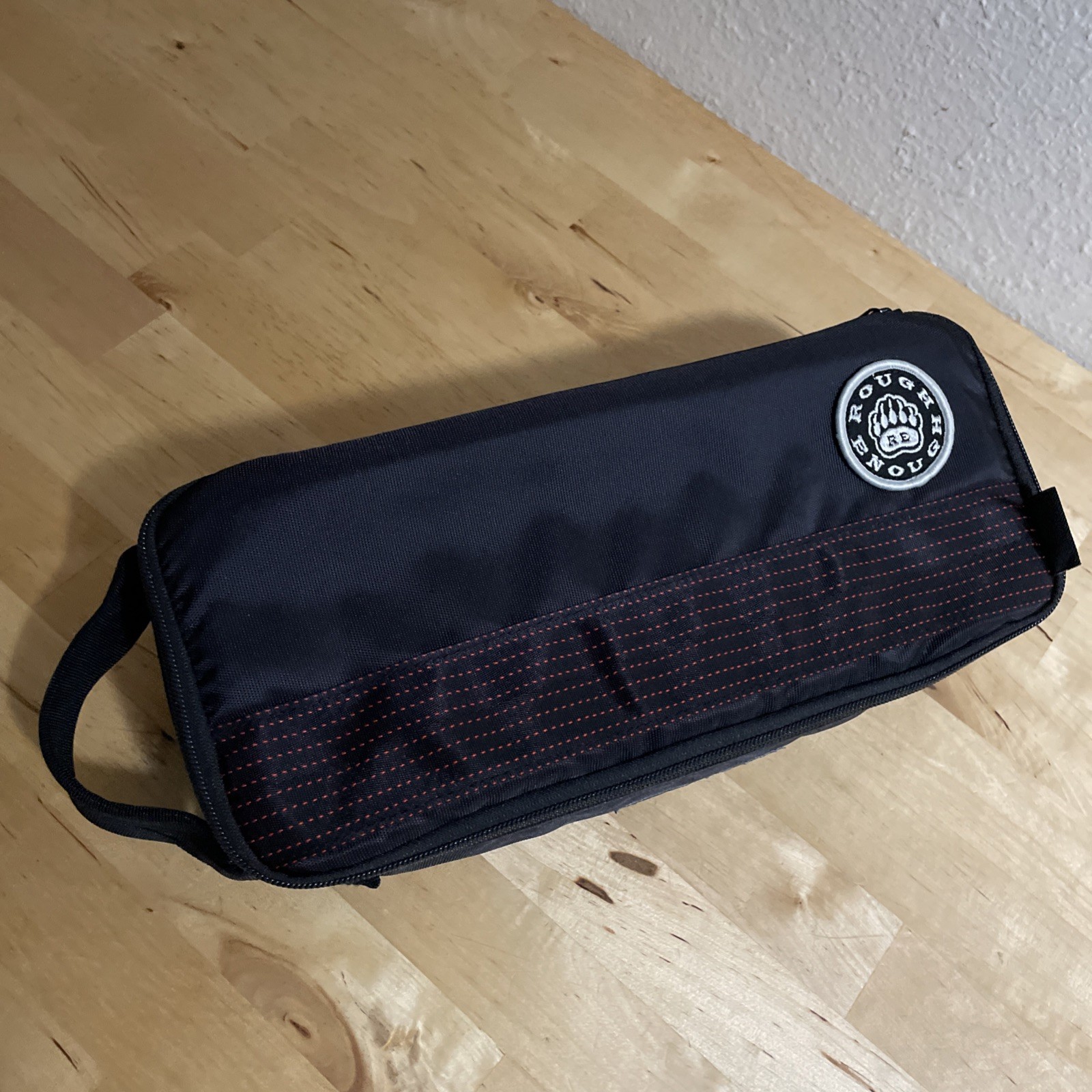 Rough Enough 12″ Small Tool Bag Pouch Box Travel Toiletry Handle Cordura Black