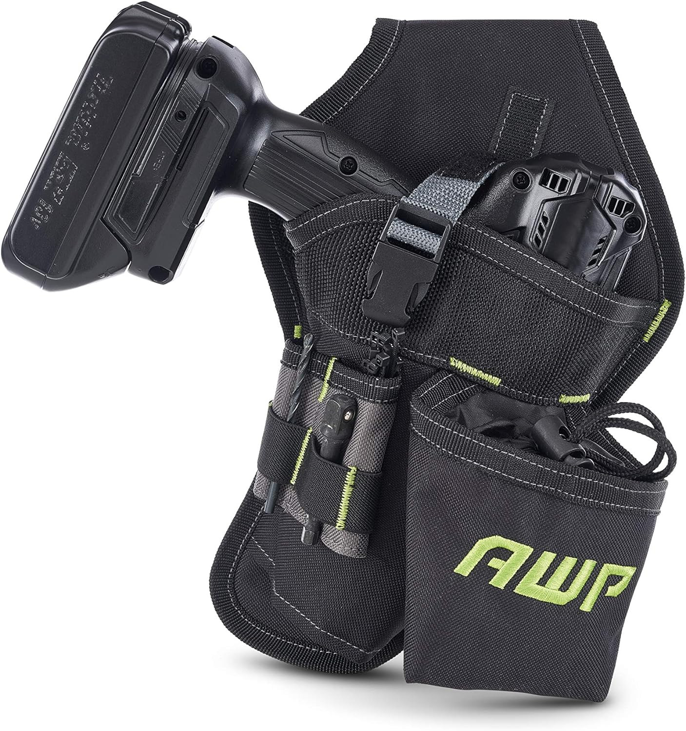Electrician Tool Pouch, Premium Professional Multi-Pocket Utility Bag Organizer,