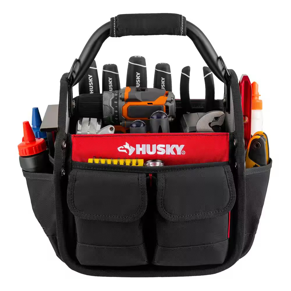 Tool Storage Tote Bag 10 In. Open Top All-Purpose Weather Resistant Jobsite NEW