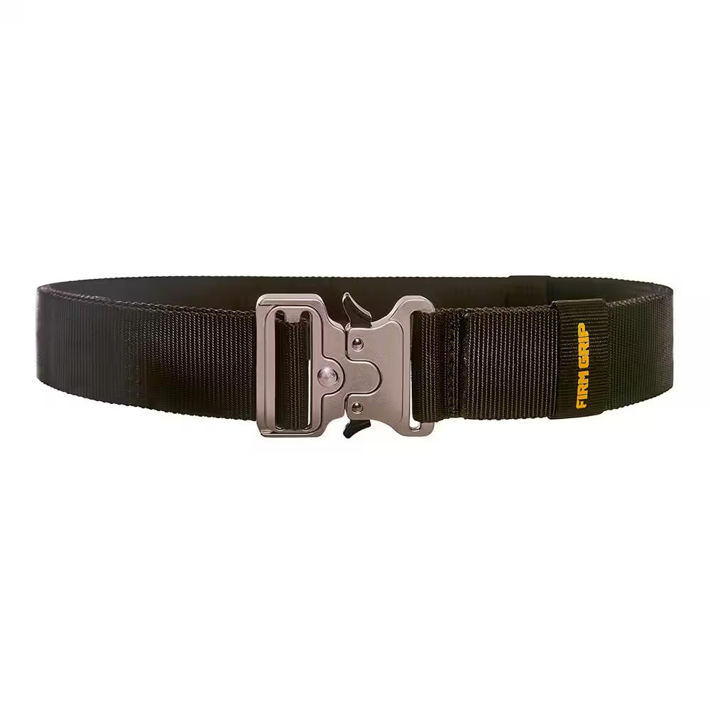 FIRM GRIP Everyday Work Belt Double Layered Nylon Quick-Release Aluminum Buckle