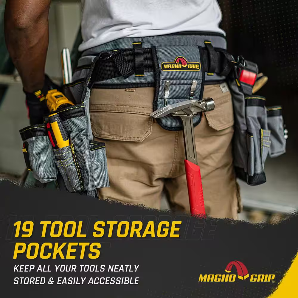 19-Pocket Builders Tool Belt