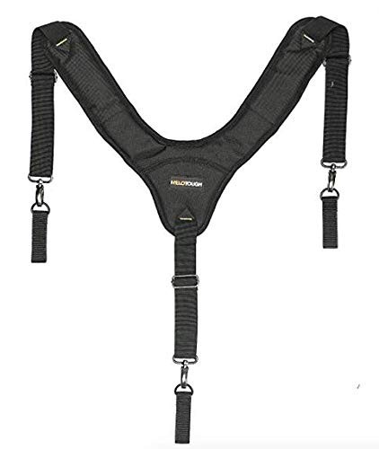 Tool Belt Suspender 3 point padded suspenders plus 3 pack suspender loop