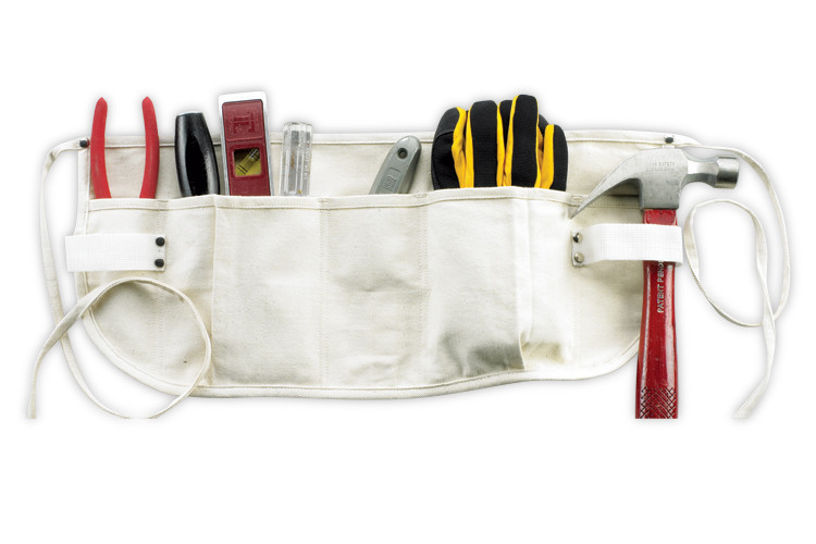 CLC Custom Leathercraft C12 , 5 Pocket Canvas Waist Apron Toolbelt