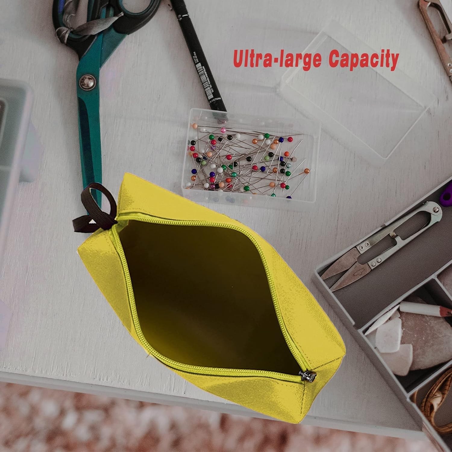 1-Pack Zipper Utility Tool Bag, Small Zipper Bags/Multi-purpose Tool Pouch To…