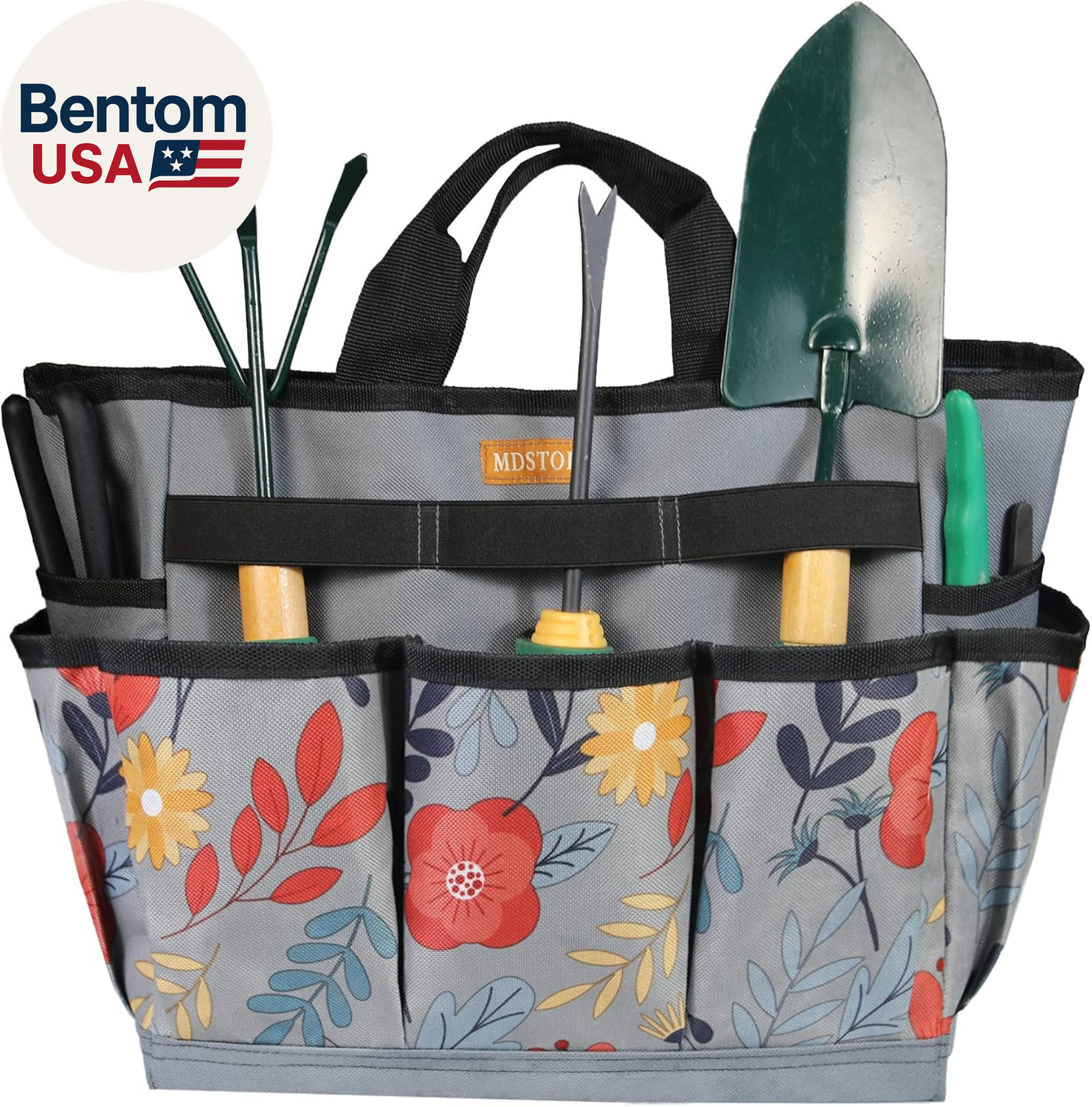 Garden Tool Bag, Garden Tool Kit Holder Home Organizer Storage Carrier, Oxford G