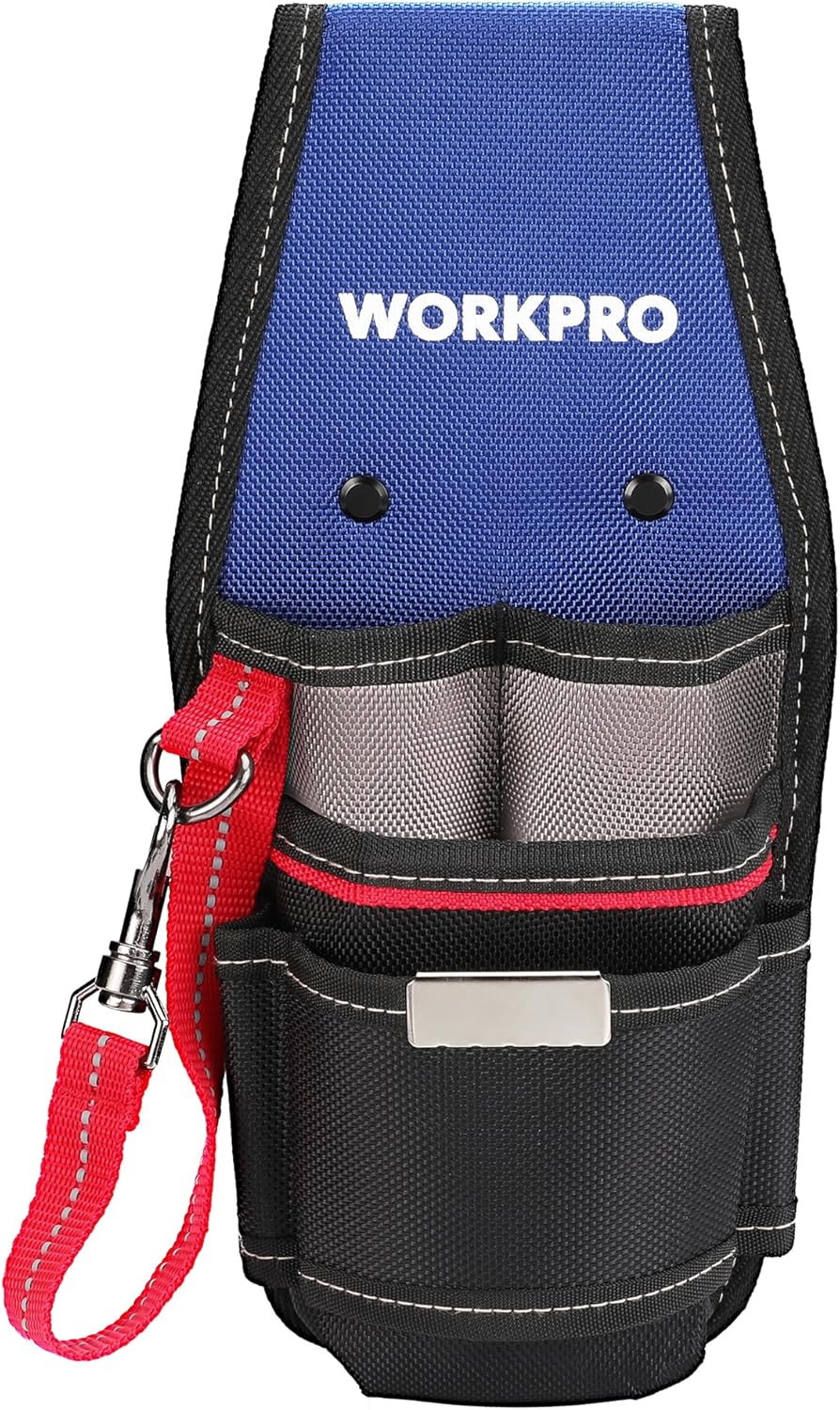Small Electrician Tool Pouch, Compact Durable Tool Bag with Multiple Po