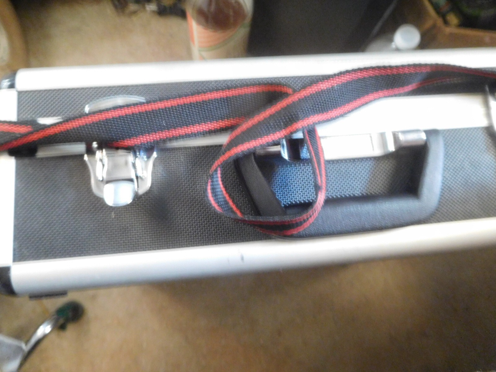 Aluminum hard Tool storage Case Service repair man 18 x 13 x 6
