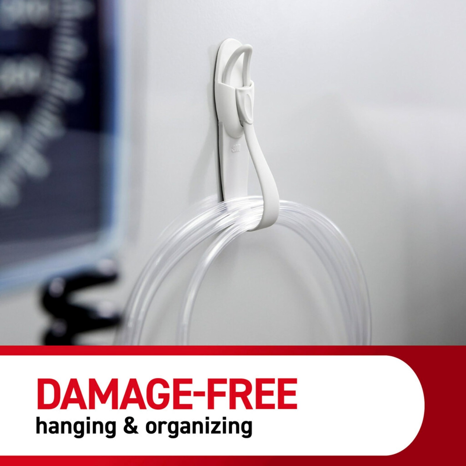 Command Cord Bundlers, Damage-Free Adhesive and Cable 3 Pack, White