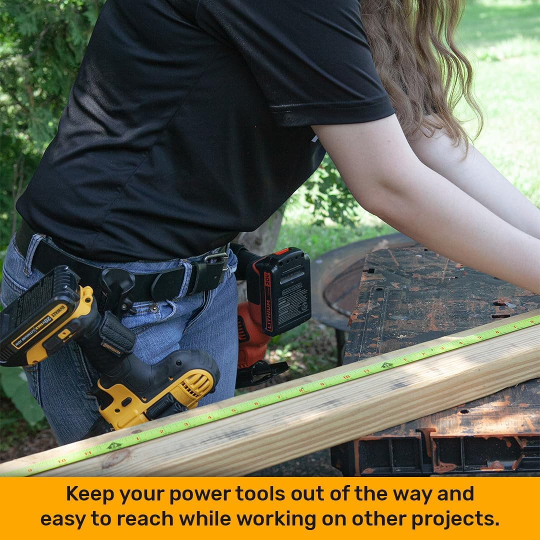 Tool Holster – Self Locking, Quick Draw, Universal Tool Holder – Clips onto Any