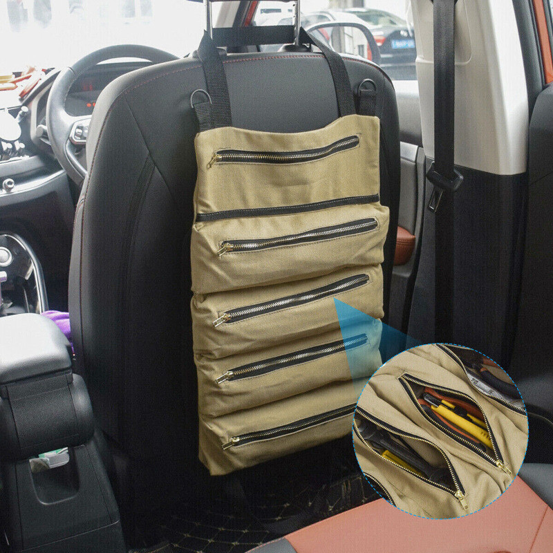 Roll Tool Roll Multi-Purpose Tool Roll Up Bag Wrench Roll Pouch Hanging Carrier