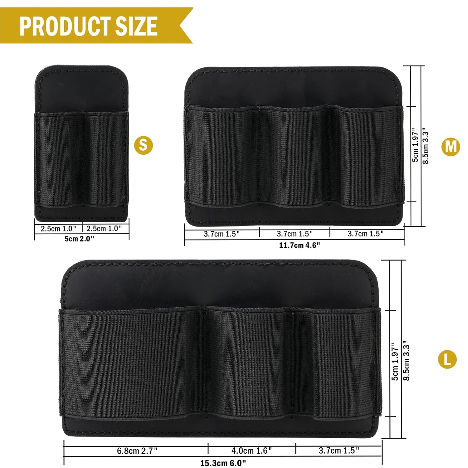 PL6 Tactical Modular Organizer, EDC Elastic Insert Pouch Panel Hook Backed Ac…