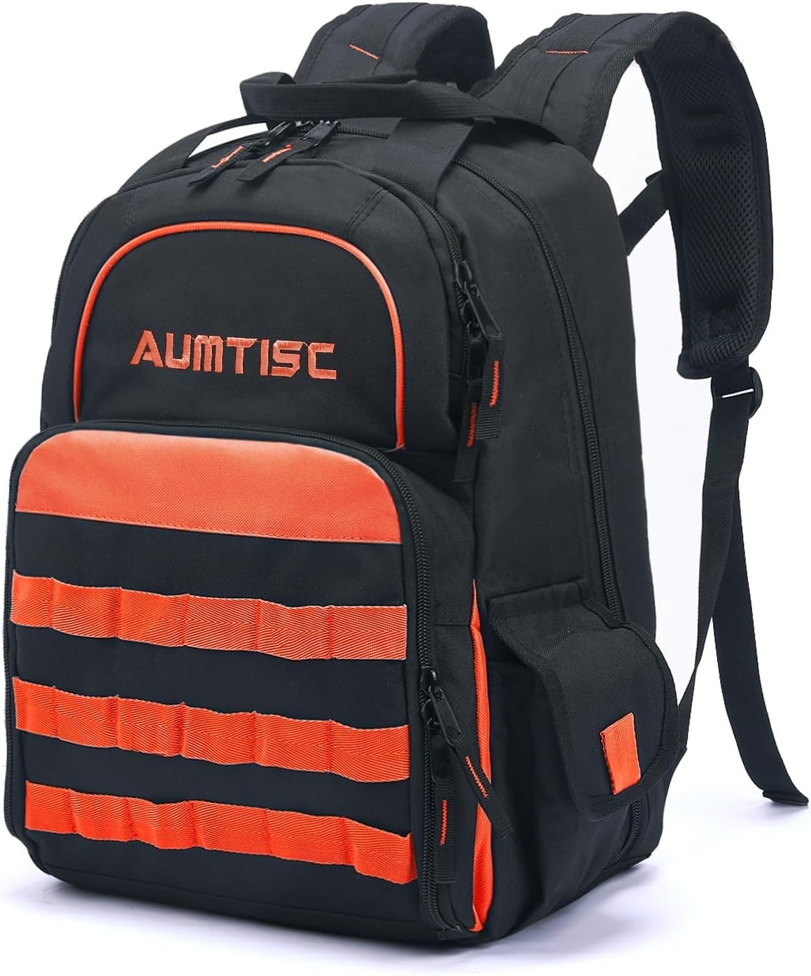 Heavy-Duty Tool Backpack for Electricians – 49 Pocket Organizer, Water-Resistant