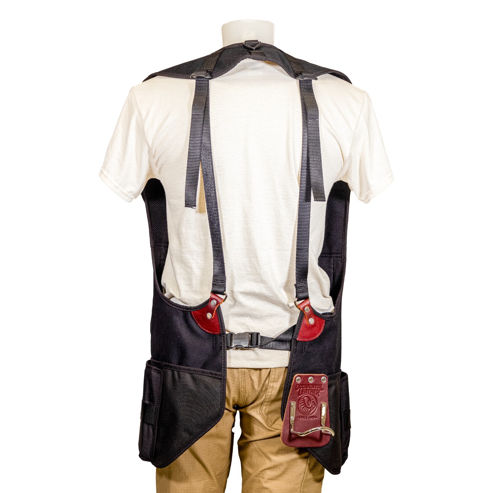 Occidental Leather 2576 OxyPro ZIP Tool Fastener Work Vest 34 Pockets