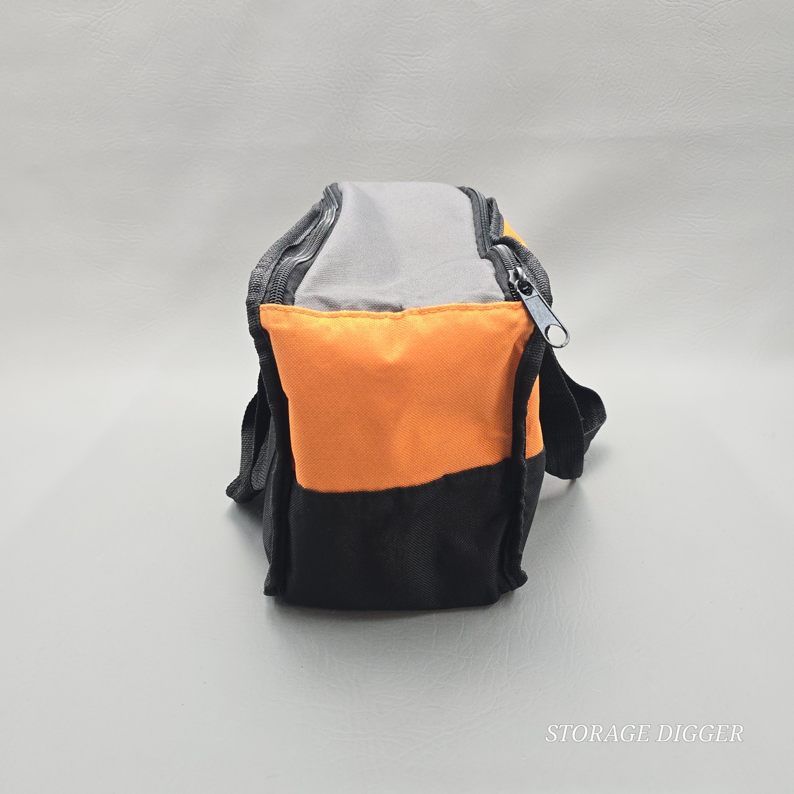 Ridgid Black Orange Heavy Duty Tool Storage Bag, Zip Closure, 11″ x 8″ x 6″