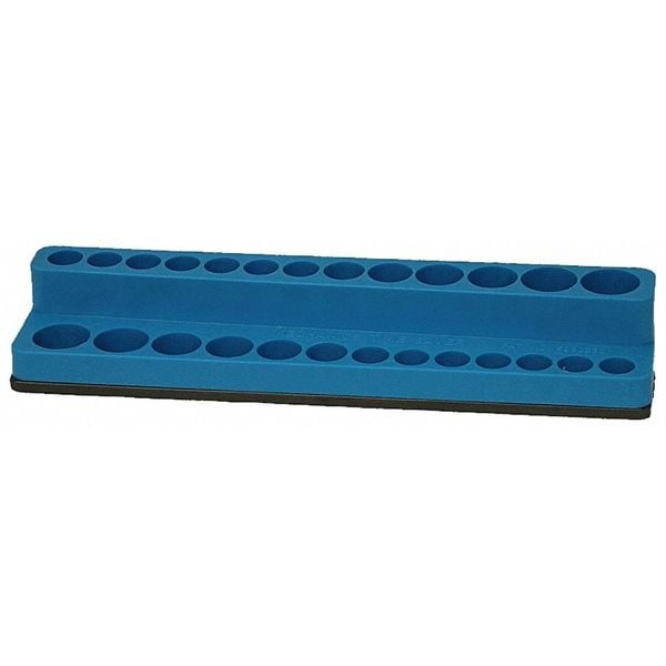 Westward 5Nne3 Socket Tray With Polypropylene, 1 3/8 In H X 9 3/8 In W