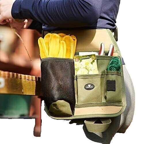 Handy Organizer Garden Tool Pouch – Unisex Utility Belt Apron for Gardening Gift