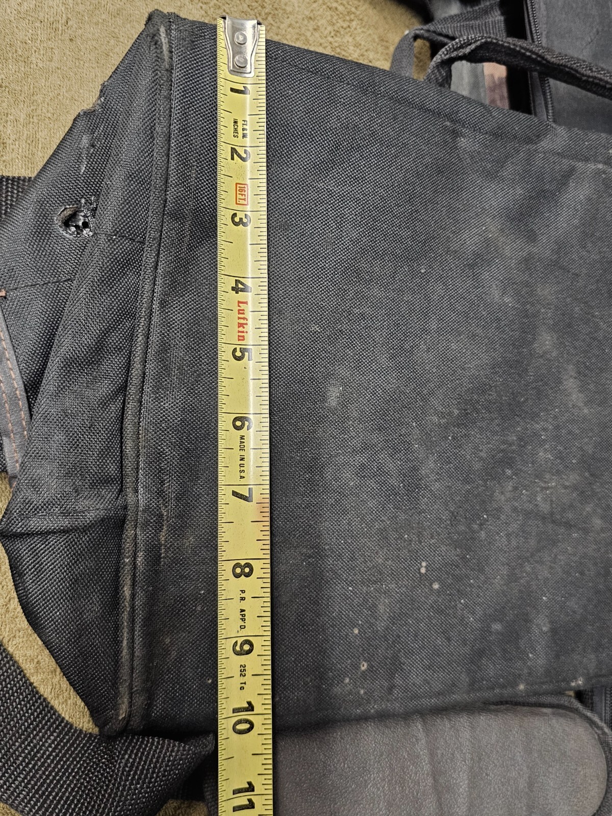 3 Paramount Mechanics Canvas Tool Bags Zipper Bag Black Large Military