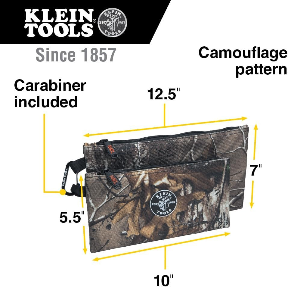 Zipper Bags, Camo Bags Are 12.5 and 10-Inch, 1680D Ballistic Weave Camouflage 2