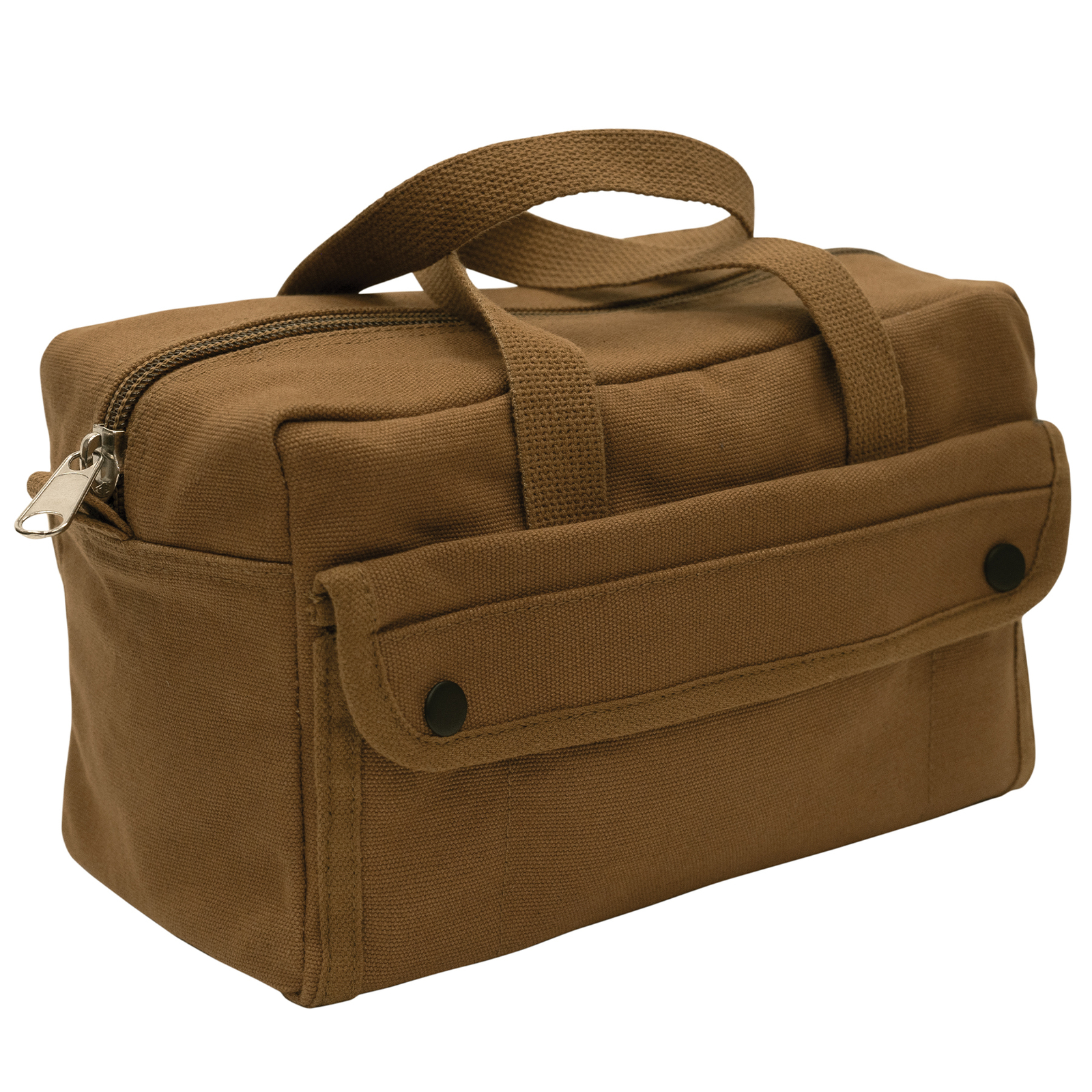 G.I. Style Mechanic’s Tool Bag in Work Brown – Cotton Canvas Heavyweight Toolbag