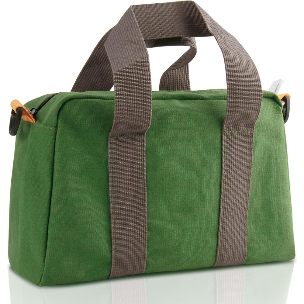 12 Inch Large Capacity Canvas Tool Bag, Multipurpose Zipper Tote Organizer Pouch