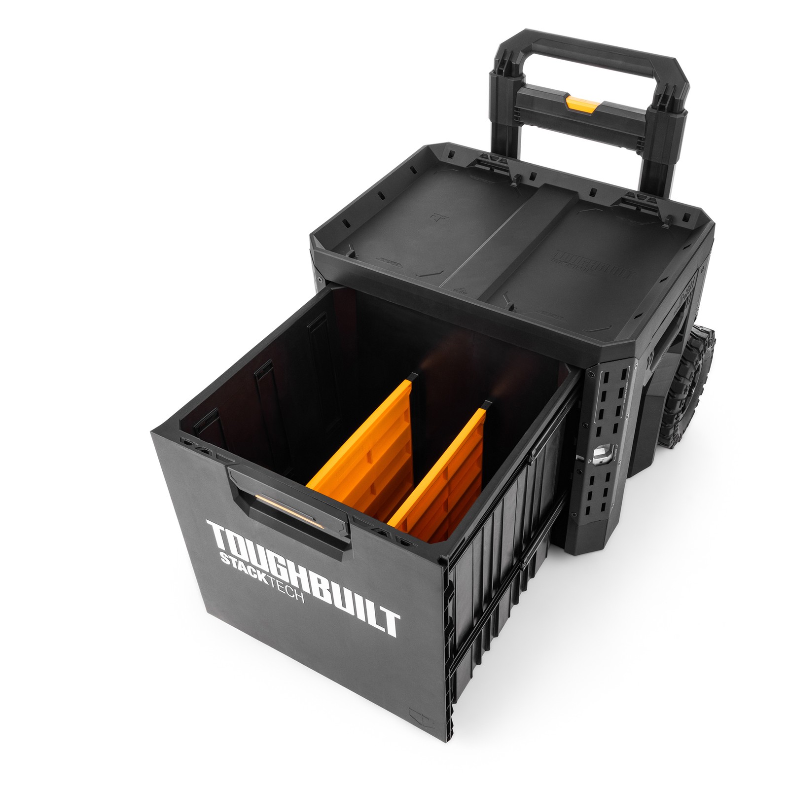 ToughBuilt StackTech 1-Drawer Rolling Locking Box, Tool Storage & Gear Organizer