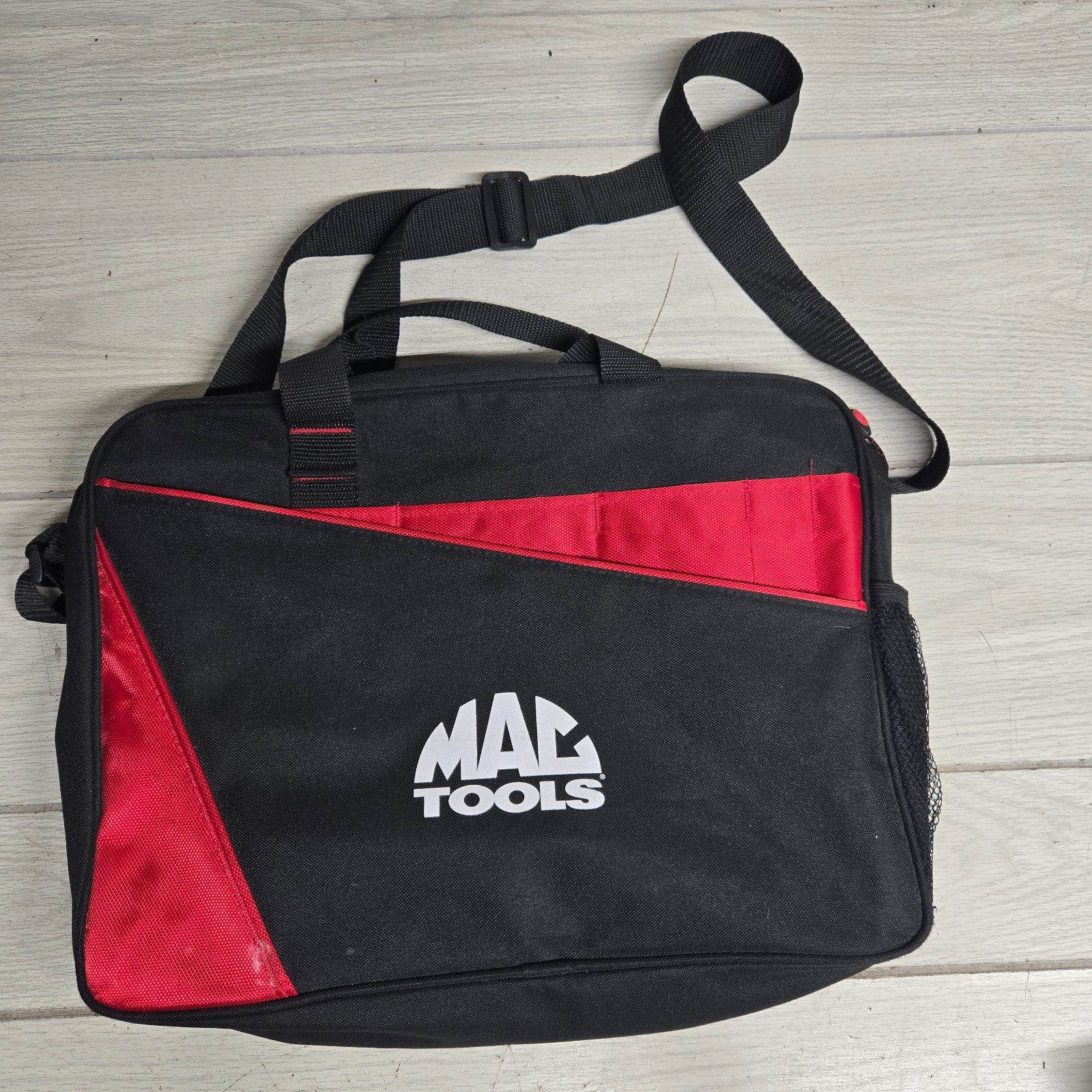 Mac Tools Laptop Case Large Red/Black Tool Bag Heavy Duty