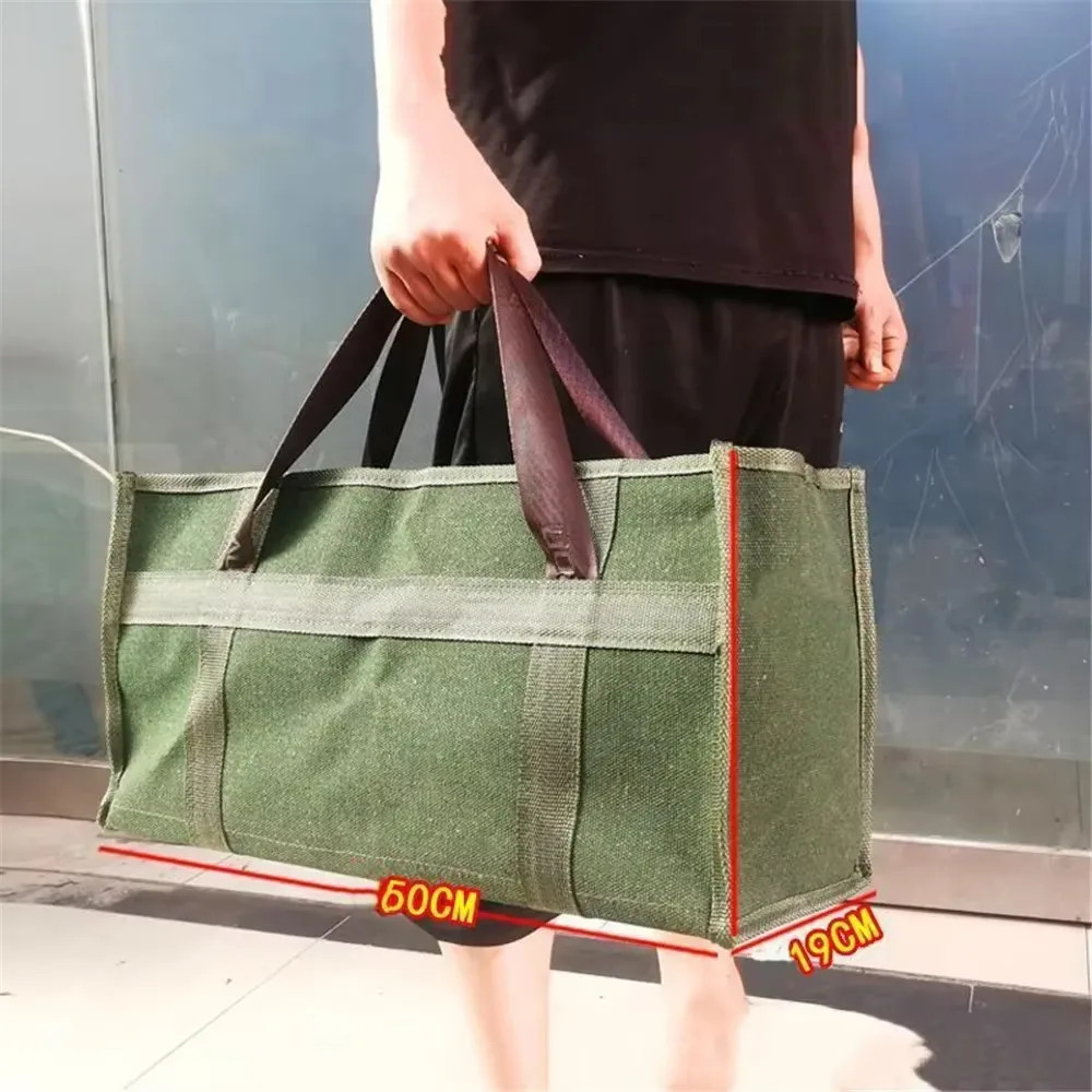 High Strength Handheld Tool Bag Portable Canvas Garden Storage Bag Lightweight D