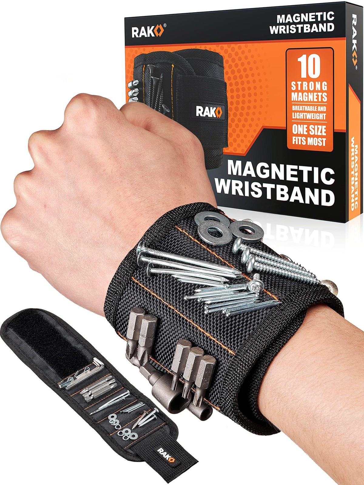 Magnetic Wristband for Tools Premium Tool Belt for Holding Screws Nails with…
