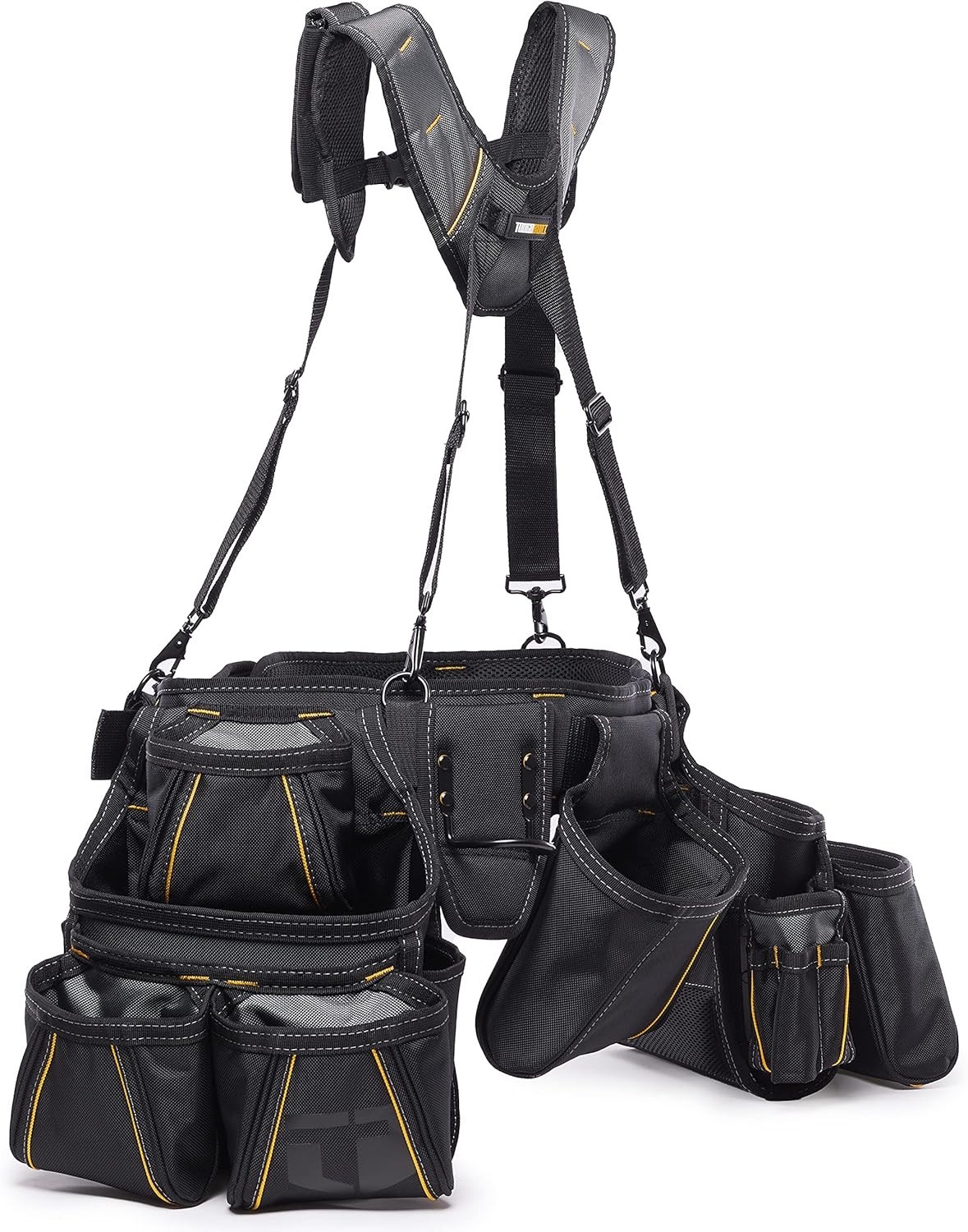 ToughBuilt – Pro Framer Suspension Rig Tool Belt System 2 Large Pouches