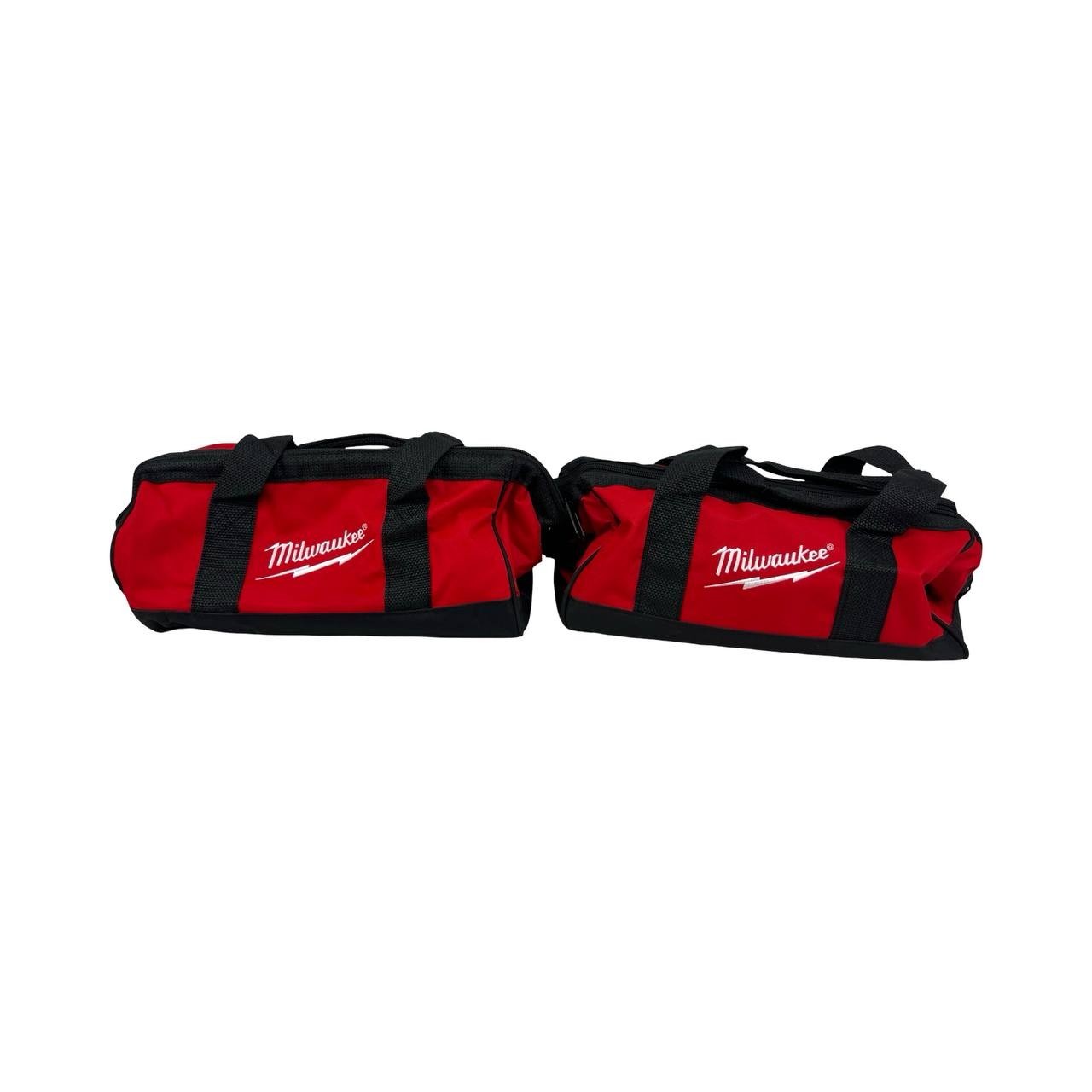 Lot of 2 – New Milwaukee M12 Heavy Duty Contractors Tool Bag