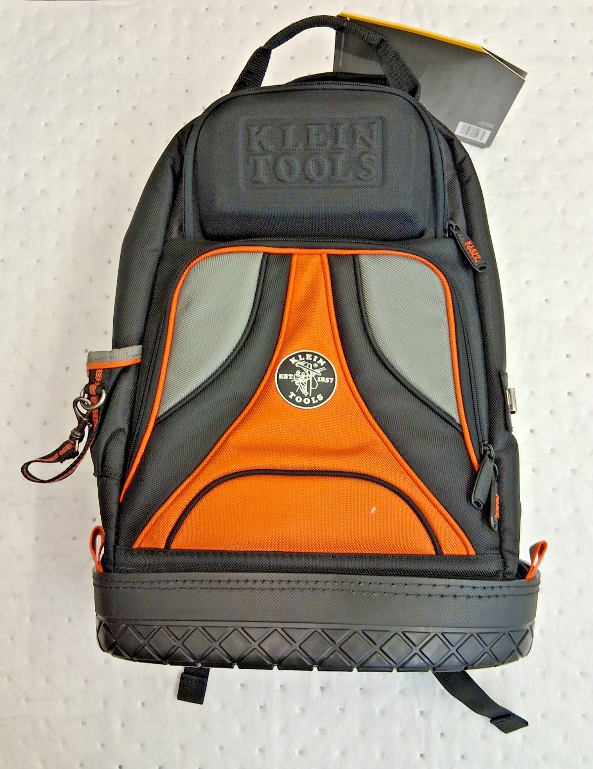 Klein Tools Backpack 39 Pocket 7-1/4" W 14-1/2" Deep 20" High 554
